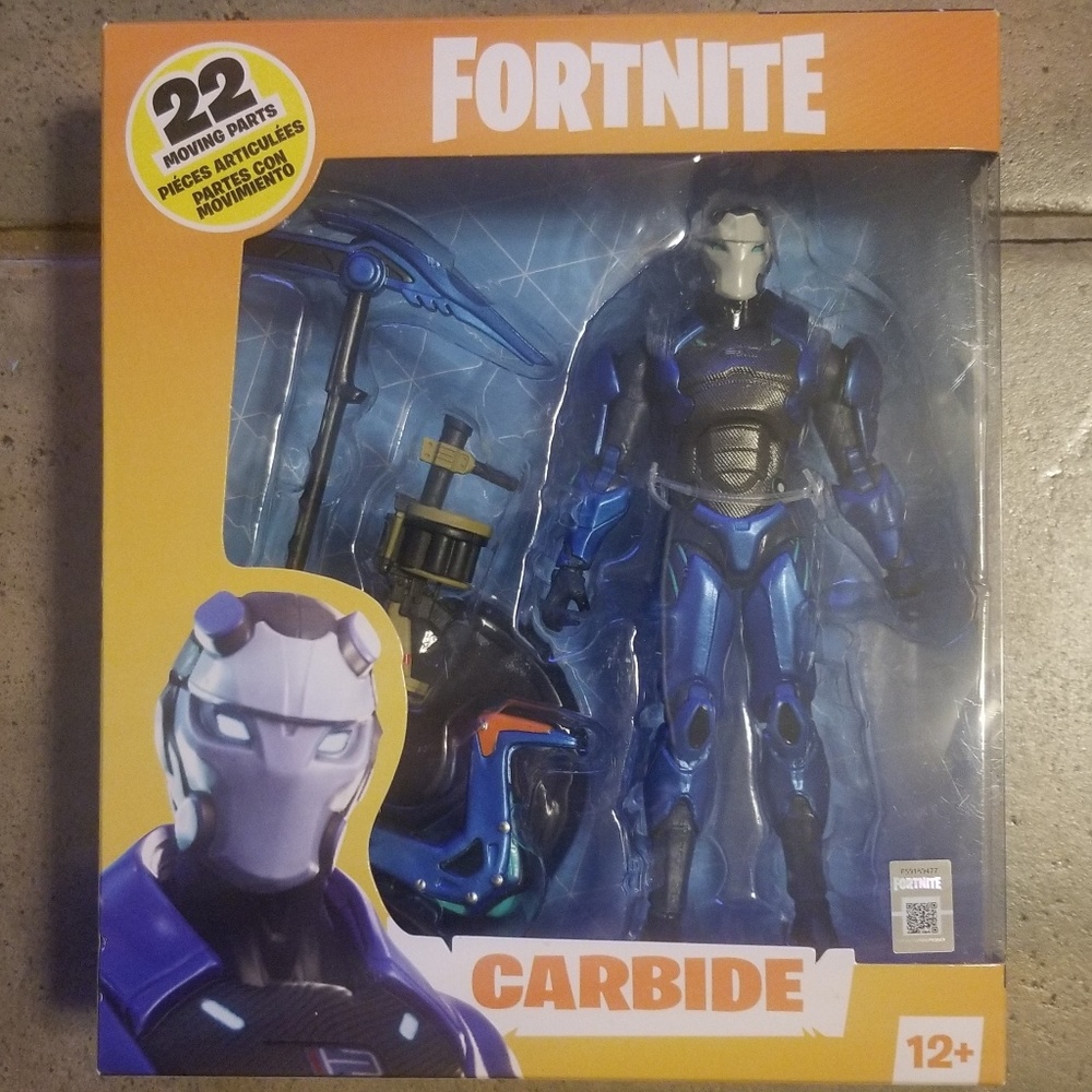 McFarlane Toys Fortnite CARBIDE 7 Inch Action Figure 22 Moving Parts Epic Games